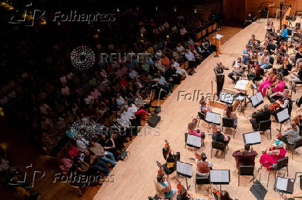 The International Pride Orchestra performs at the Strathmore Music Center in North Bethesda