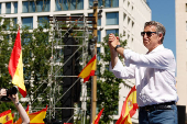 Manifestación del PP contra Sánchez bajo el lema 'Democracia o mafia'