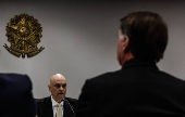 Bolsonaro chega para o segundo dia de interrogatórios no STF