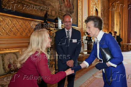 Britain's King Charles attends reception for the King's Award for Enterprise, in Windsor