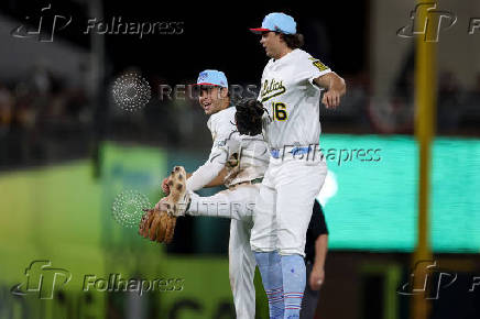 MLB: San Francisco Giants at Athletics