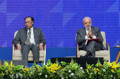 Brazil's President Lula attends the opening of the BRICS Business Forum, in Rio de Janeiro