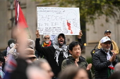 Pro-Palestine protest in Melbourne, Australia