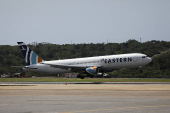 Deportation flight with Venezuelan migrants from the U.S., in Maiquetia