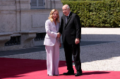 Italian PM Meloni meets Algerian President Tebboune at Italy-Algeria summit, in Rome