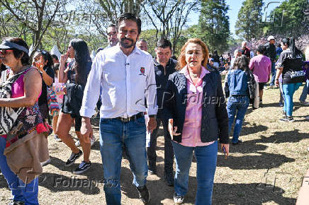 Ricardo Nunes participa da abertura da 45ª Festa das Cerejeiras no Parque do Carmo