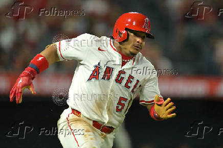MLB: Texas Rangers at Los Angeles Angels