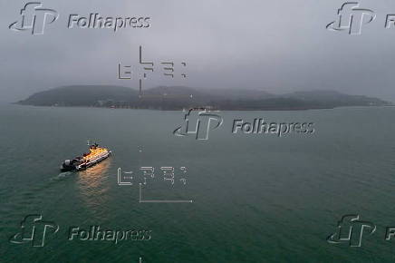 Illuminated ferry starts operating in Hungary