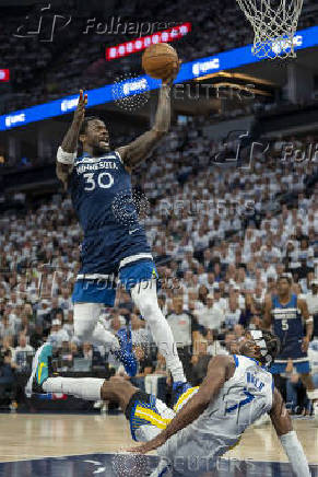 NBA: Playoffs-Golden State Warriors at Minnesota Timberwolves