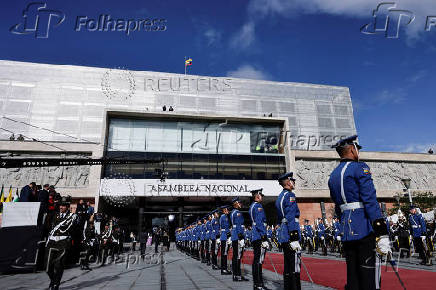 The inauguration of Ecuador's President Daniel Noboa, in Quito