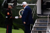 US President Donald Trump Returns to the White House on Memorial Day Weekend