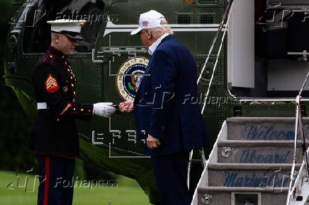 US President Donald Trump Returns to the White House on Memorial Day Weekend