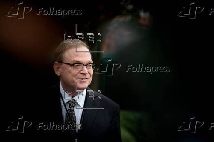 US National Economic Council director Hassett addresses the media in Washington