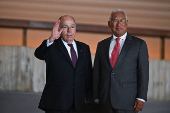 Canciller brasileño recibe al presidente del Consejo Europeo, António Costa