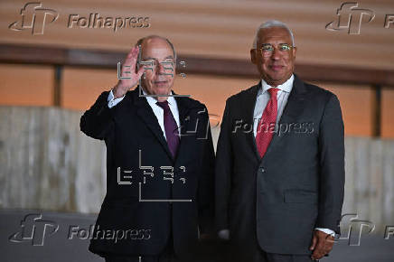 Canciller brasileño recibe al presidente del Consejo Europeo, António Costa