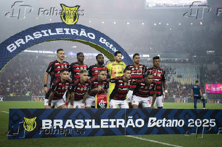 Partida entre Flamengo x Fortaleza pelo Campeonato Brasileiro no Maracanã.