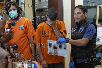 Press conference in Bali over alleged drug possession by Australian and Indian nationals