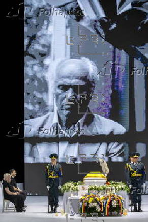 Funeral ceremony of Moldovan composer Eugen Doga in Chisinau