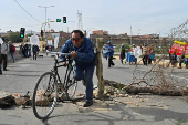 Evo Morales supporters continue blocking main avenues, in Cochabamba