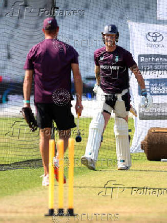 International Test Match Series - First Test - England Practice Session