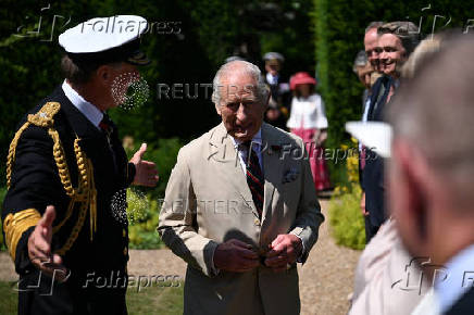 Britain's King Charles visits Walmer Castle