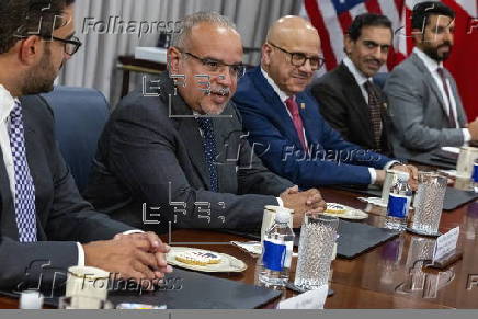 US Secretary of Defense Hegseth meets with Bahrain Crown Prince at the Pentagon