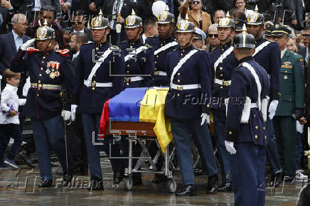 Honras fúnebres del senador y precandidato presidencial Miguel Uribe Turbay en Bogotá