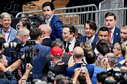 FILE PHOTO: Memorial service for slain conservative commentator Charlie Kirk, in Glendale