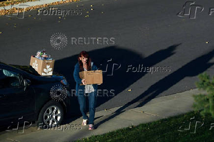 Food pantry is busy, weeks into the continuing U.S. government shutdown, in Denver