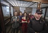 Verdict announcement for four Russian journalists in Navalny 'extremism' case trial