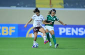 BARUERI, SP, 26.04.2025-BRASILEIRO FEMININO-PALMEIRAS X FERROVIARIA
