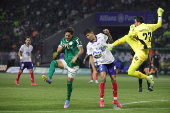 Partida entre Palmeiras e Bahia pelo Campeonato Brasileiro