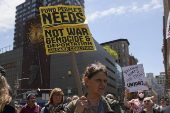 May Day rally and march at Union Square in New York