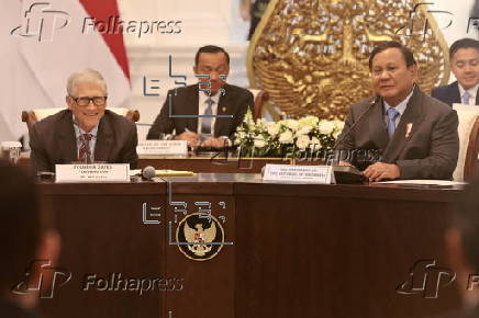 Microsoft founder Bill Gates meets Indonesian President Prabowo Subiyanto