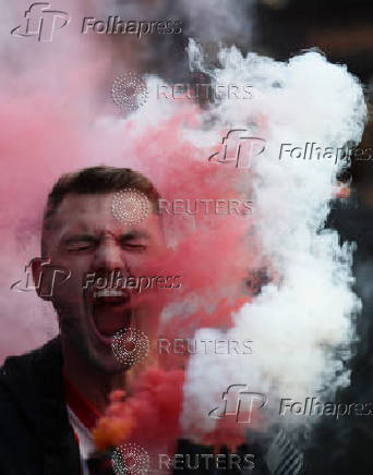 Championship Playoff Final - Fans in London ahead of Sheffield United v Sunderland