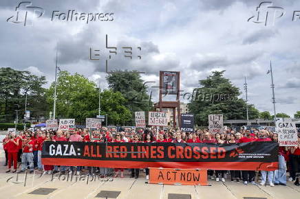 Doctors Without Borders protest against militarization of aid to Gaza