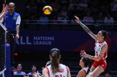 FIVB Volleyball Women's Nations League - Poland vs. Belgium