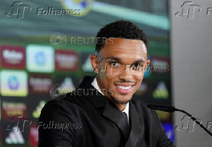 Real Madrid unveil Trent Alexander-Arnold