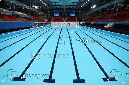 Media tour of the newly-constructed WCH Arena, one of the competition venues for the World Aquatics Championships 2025 which will be held in Singapore