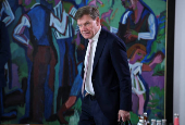Weekly cabinet meeting at the Chancellery in Berlin