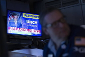 New York Stock Exchange as Fed leaves rates unchanged