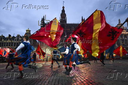 Procession of Ommegang in Brussels