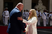 Italian Prime Minister Giorgia Meloni meets Austrian Chancellor Christian Stocker in Rome