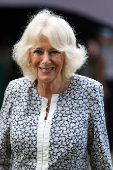 Britain's King Charles and Queen Camilla visit the Sandringham Flower Show