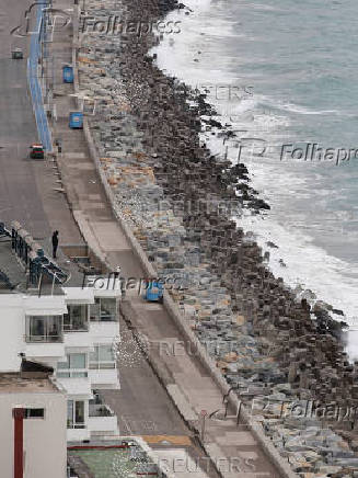 Aftermath of an earthquake struck off Russia's Far Eastern Kamchatka Peninsula