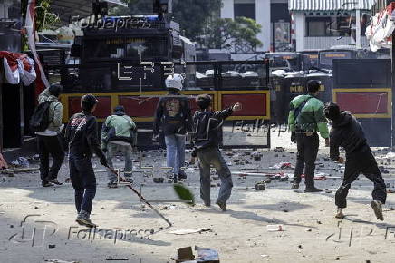 Motorcycle driver's death sparks protests in Jakarta