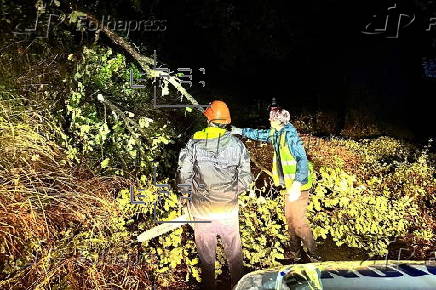 Severe storm front reaches Tuscany region