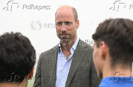 The Prince Of Wales Opens New Road At Mousehole Football Club