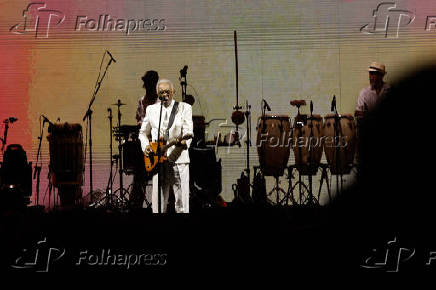 Show de Gilberto Gil na turnê Tempo Rei no Allianz Parque