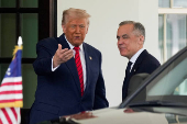 U.S. President Donald Trump meets Canadian Prime Minister Mark Carney in Washington